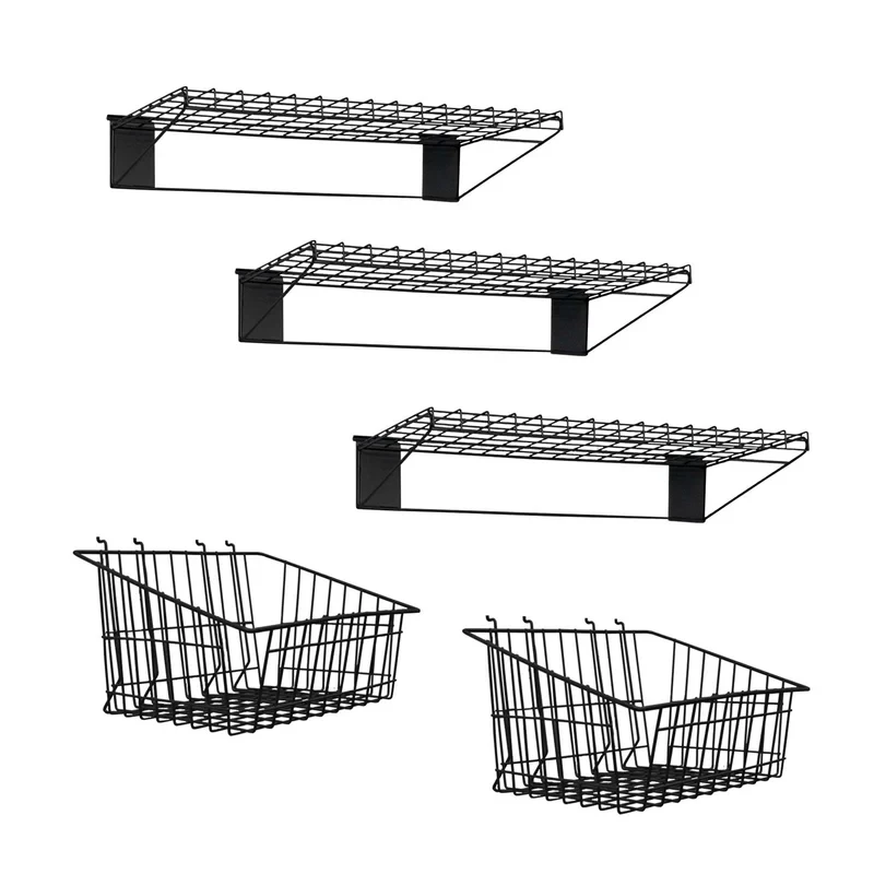Proslat Stealth Wire Shelf and Basket Kit