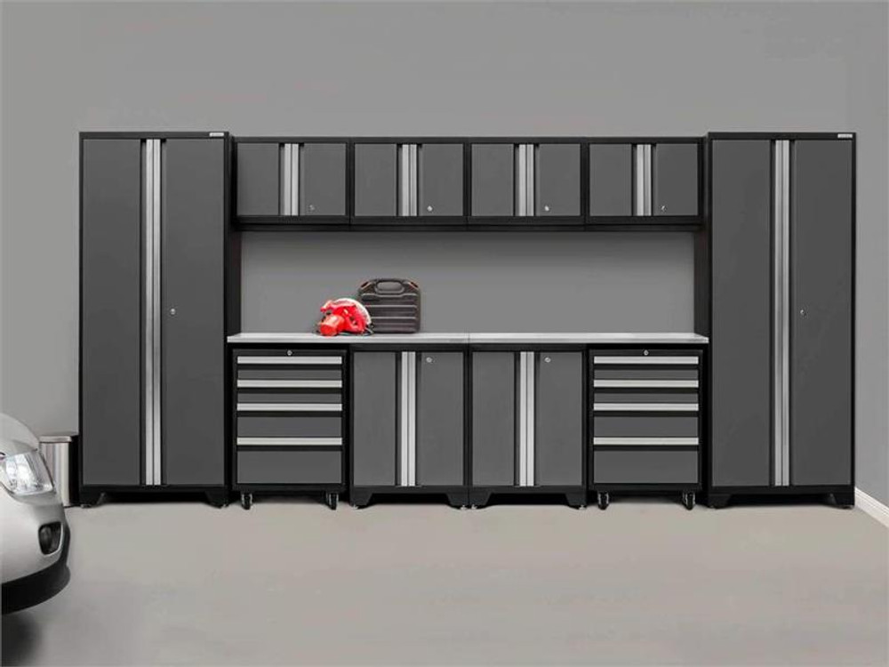 NewAge Bold 3.0 Grey 12 Piece Set w/Stainless Steel Worktop NewAge Bold 3.0 Grey 12 Piece Set w/Stainless Steel Worktop
