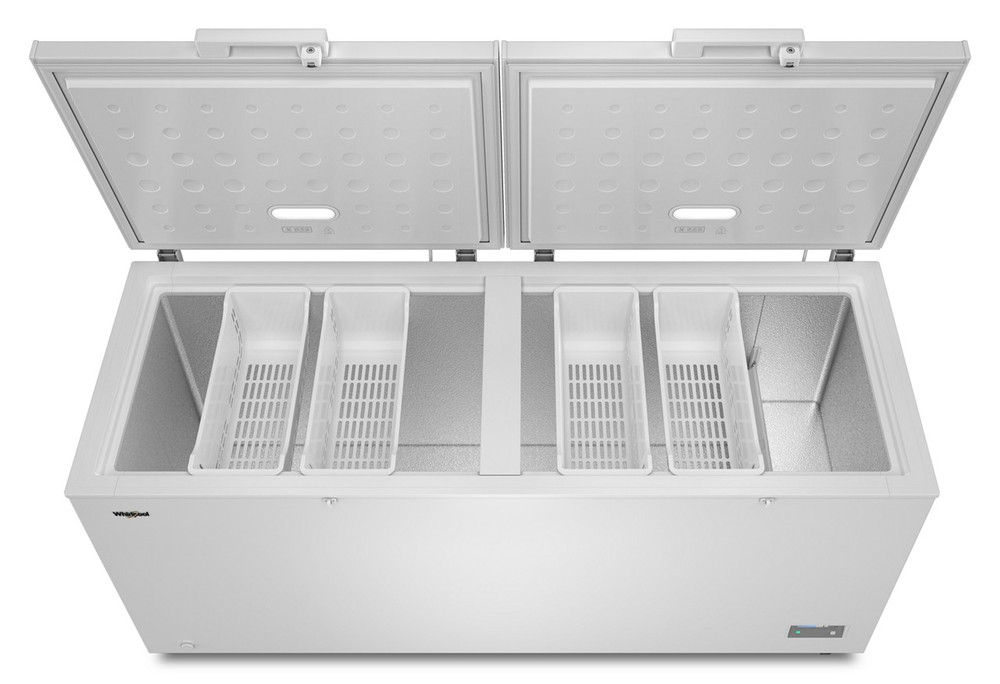 Whirlpool 22 cu. ft. Convertible Freezer-to-Fridge Chest Freezer with 4 Storage Baskets