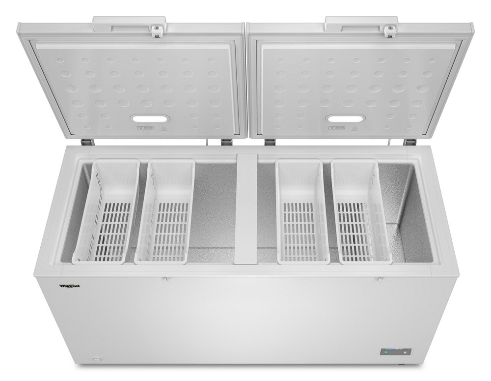 Whirlpool 19 cu. ft. Convertible Freezer-to-Fridge Chest Freezer with 4 Storage
