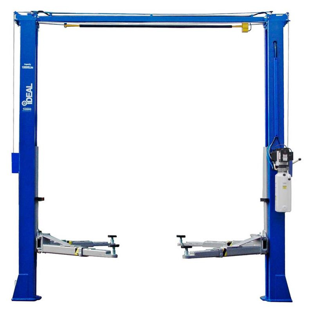 iDEAL TP10KAC-DX 10,000 lb. ALI Certified 2-Post Bi-Symmetric Clear Floor Lift iDEAL TP10KAC-DX 10,000 lb. ALI Certified 2-Post Bi-Symmetric Clear Floor Lift