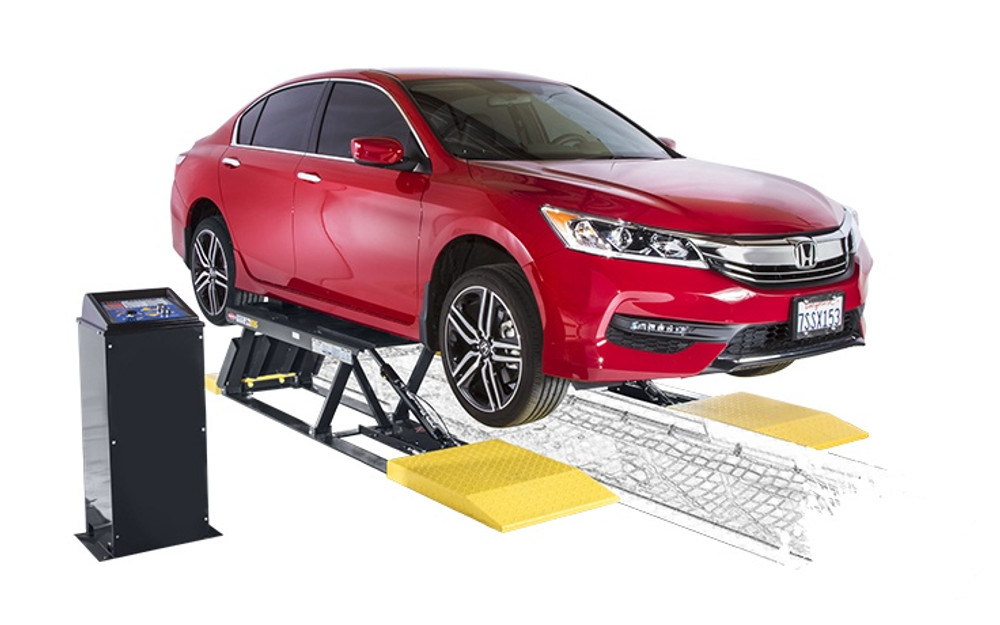 BendPak P-9000LT 9,000-lb. Capacity ALI Certified / Low-Rise Lift / Open-Center / Pit-Style ALI Certified