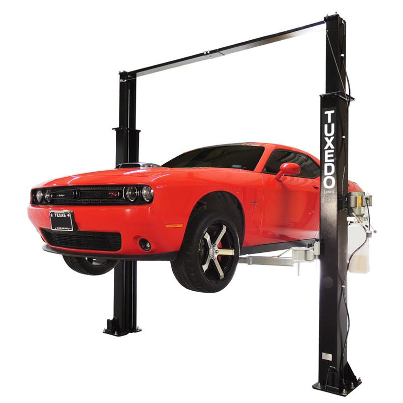 Tuxedo TP9KACTUX 9,000 lb. 2Post Asymmetric Clear Floor Car Lift
