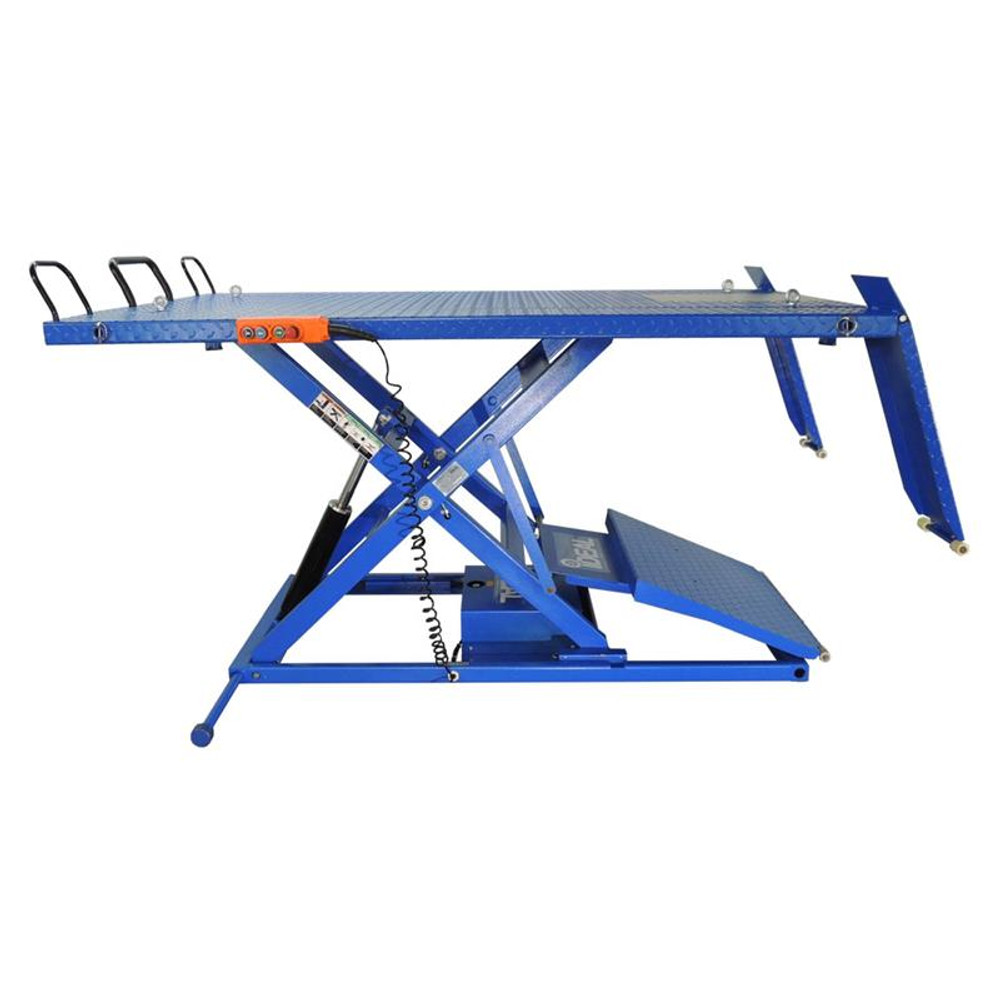 iDEAL A-2200IEH-XR Elec-Hydra ATV Lift w/Integrated Motor & Retractable Ramp iDEAL A-2200IEH-XR Elec-Hydra ATV Lift w/Integrated Motor & Retractable Ramp