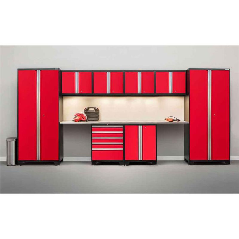 NewAge Pro Series 3.0 Red 10 PC Set w/Stainless Steel Top & LED Lights