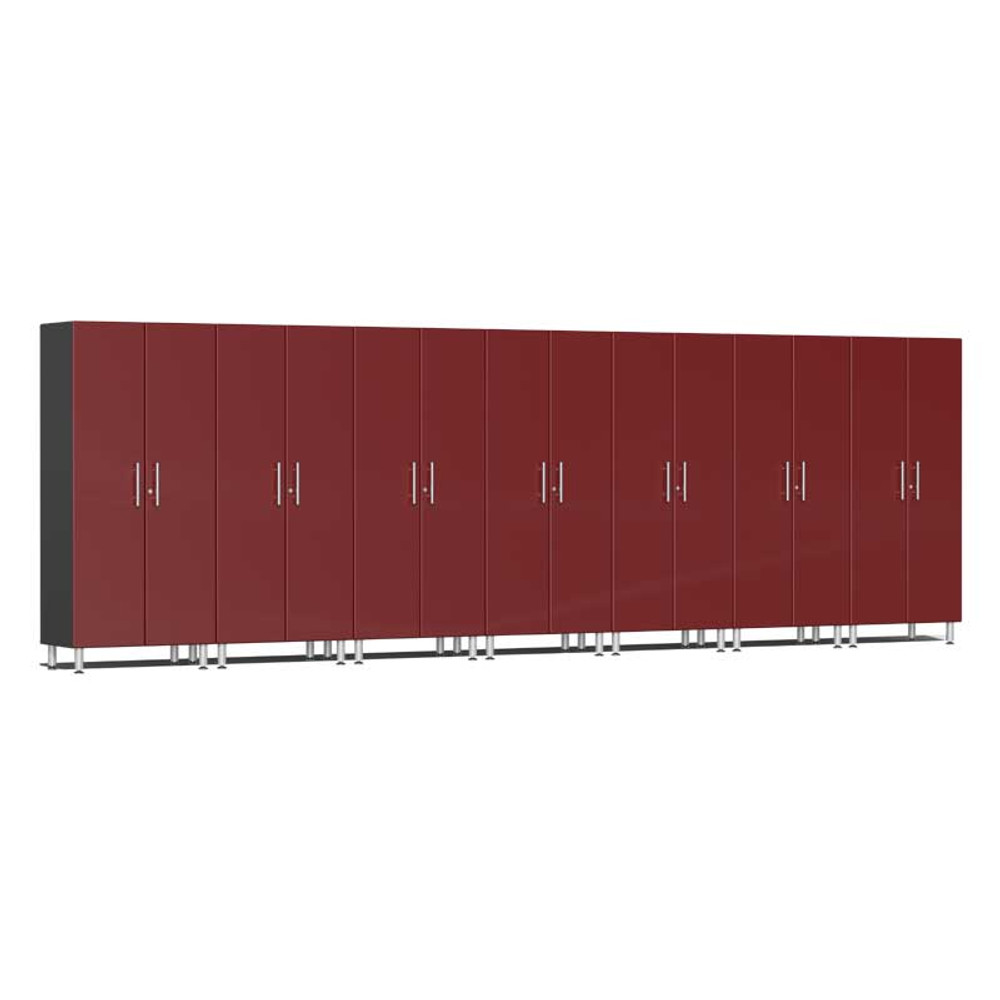 Ulti-MATE Garage 2.0 Series Red Metallic 7-Pc Tall Cabinet Kit