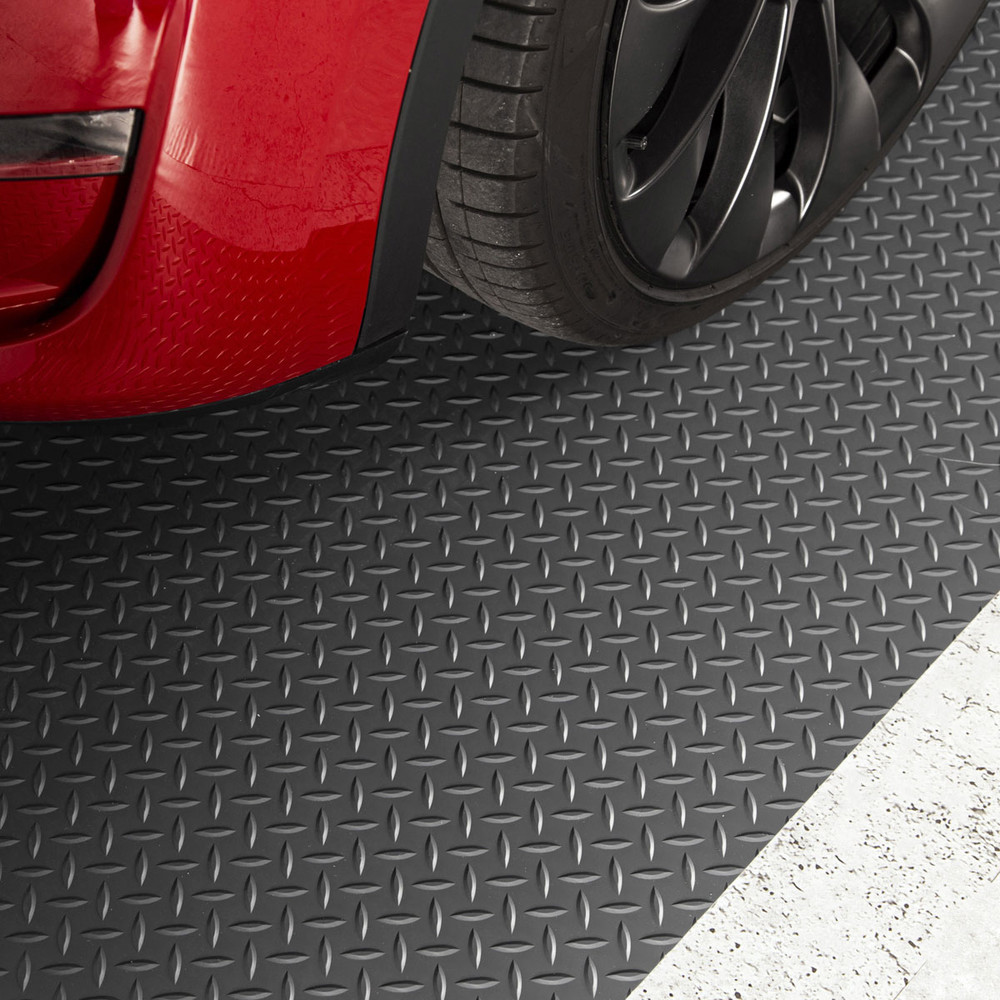 G-Floor Diamond Tread Garage Floor Mat - 75 mil