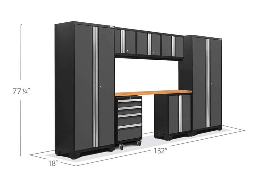 NewAge Bold 3.0 Grey 8 Piece Set w/Bamboo Worktop NewAge Bold 3.0 Grey 8 Piece Set w/Bamboo Worktop