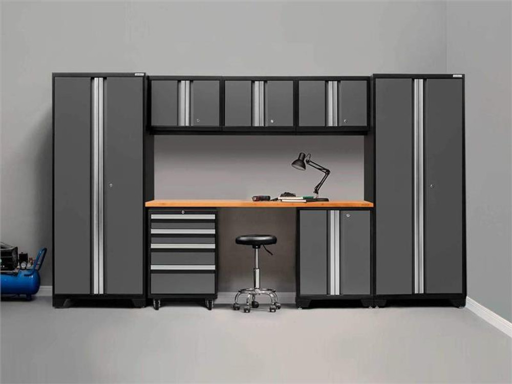 NewAge Bold 3.0 Grey 8 Piece Set w/Bamboo Worktop NewAge Bold 3.0 Grey 8 Piece Set w/Bamboo Worktop