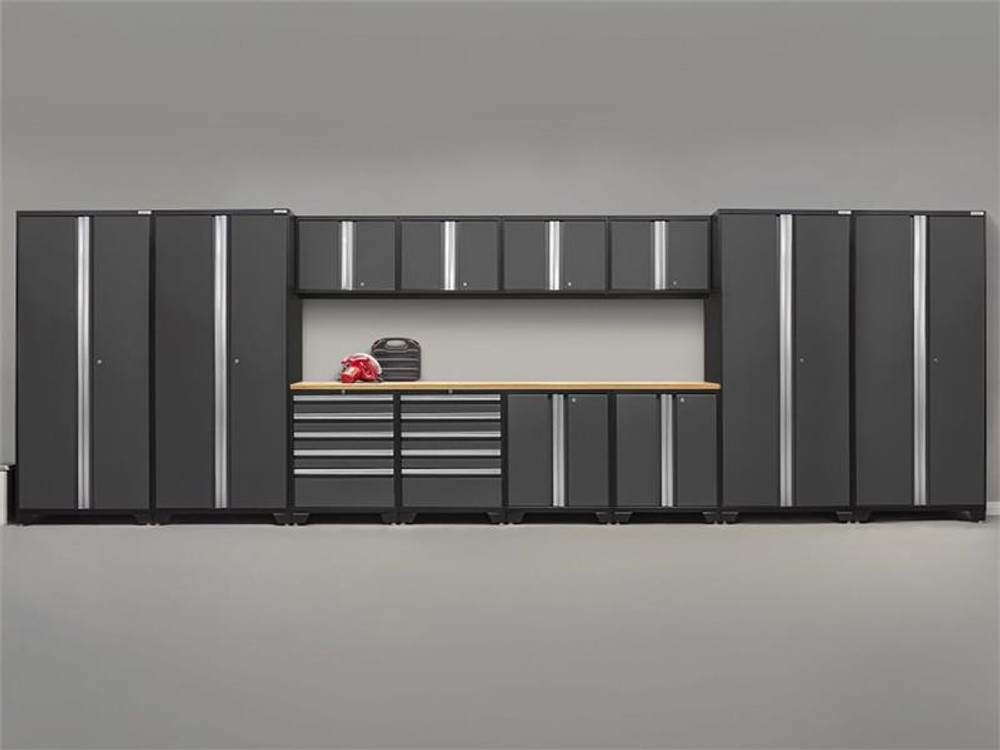 NewAge Pro Series 3.0 Grey 14 Piece Set w/Bamboo Worktop