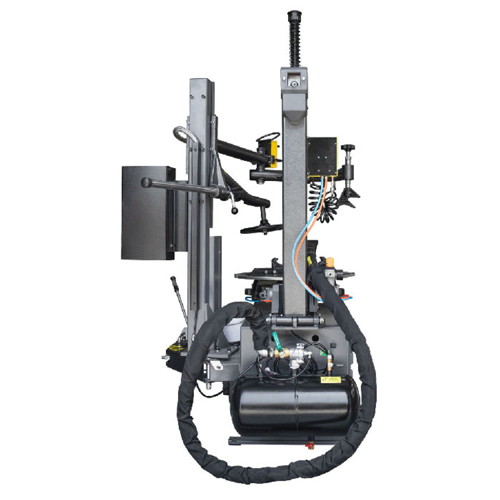 Ranger R76ATR Tilt-Back Tire Changer with Assist Tower - Yellow/Gray
