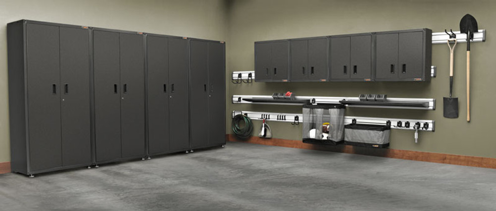 Gladiator Ready-to-Assemble Hammered Granite Full-Door Wall GearBox