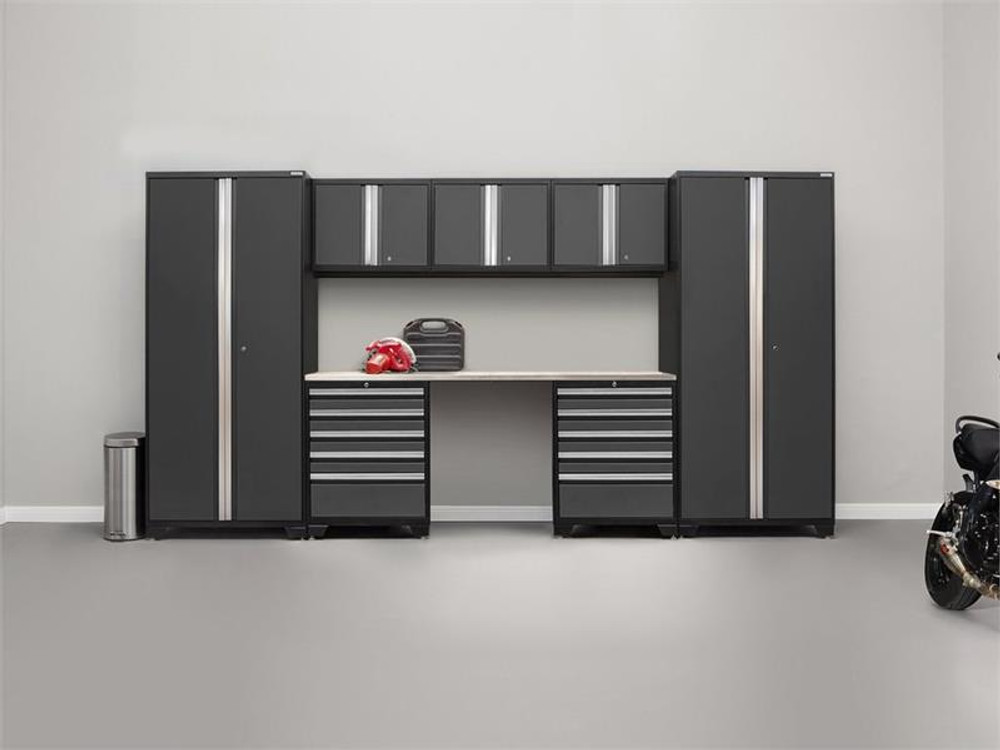 NewAge Pro Series 3.0 Grey 8 Piece Set w/Stainless Steel Worktop