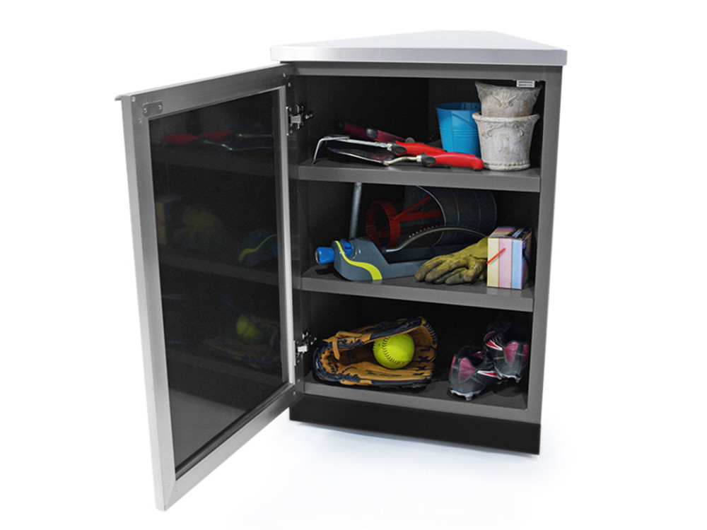 Black & Decker Two Compartment Composite Storage Cabinet (No Contents)