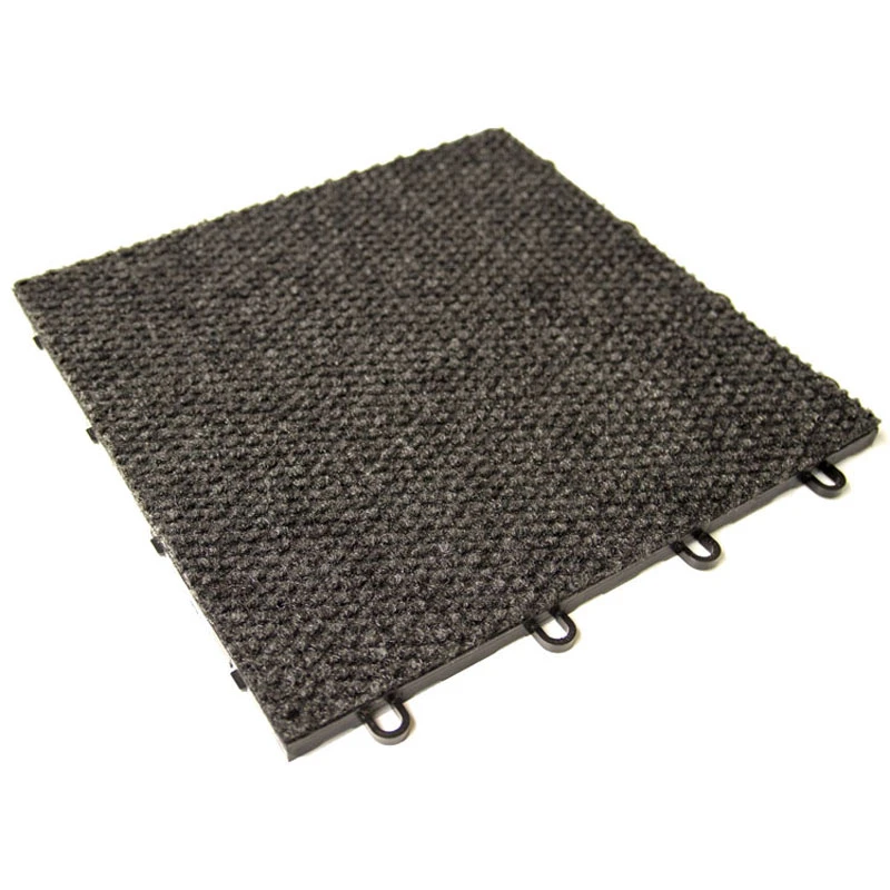 RaceDeck Snap-Carpet 12" x 12" - Charcoal