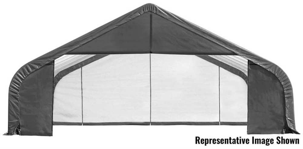 ShelterLogic ShelterCoat 28 x 28 x 20 ft. Garage Peak Gray Cover