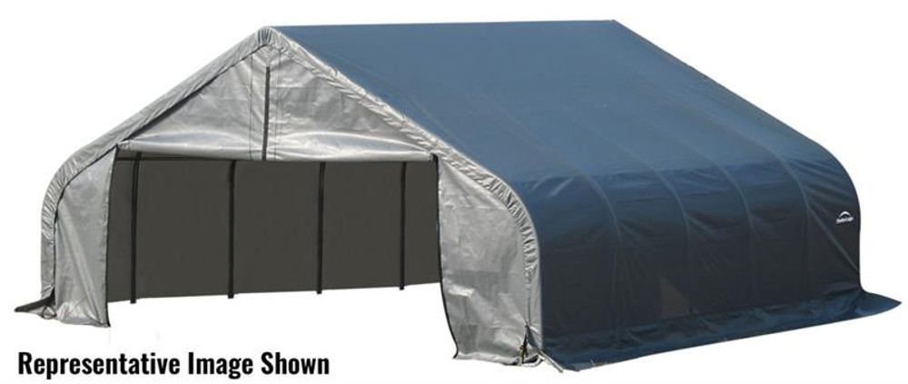 ShelterLogic ShelterCoat 22 x 28 x 11 ft. Garage Peak Gray Cover