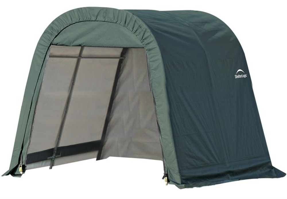 ShelterLogic ShelterCoat 8 x 8 x 8 ft. Wind/Snow Rated Garage Round Green Cover