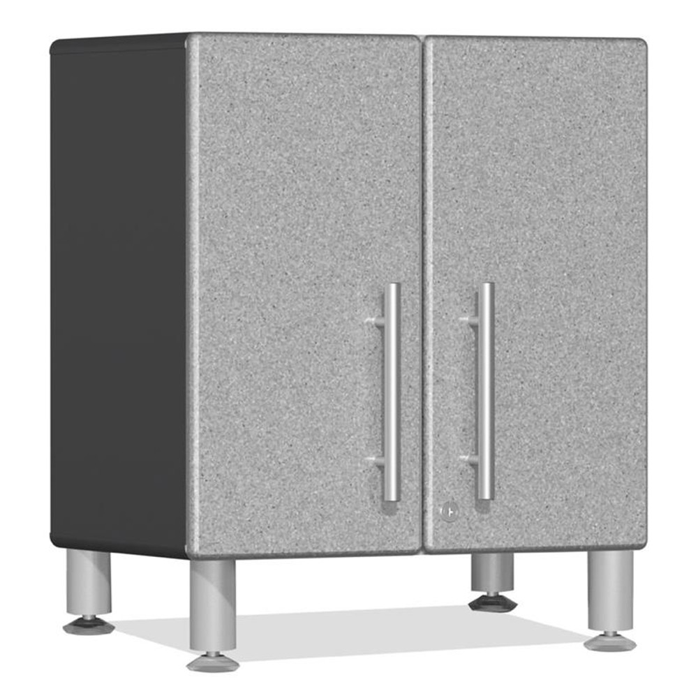 Ulti-MATE Garage 2.0 Series Silver Metallic 2-Door All-Purpose Base Cabinet