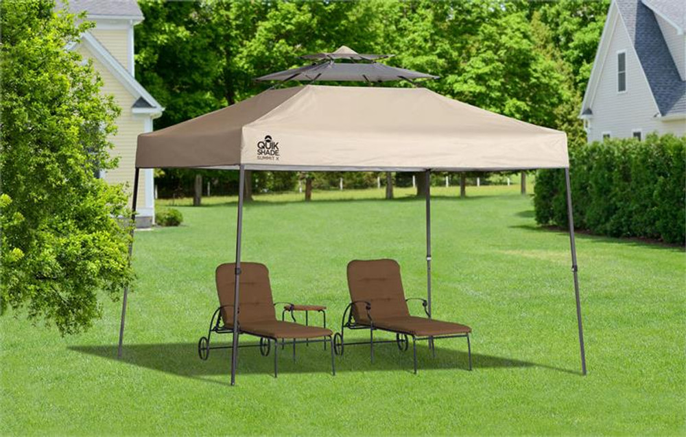 Quick Shade Summit SX100 10 X 10 ft. Straight Leg Canopy - Taupe