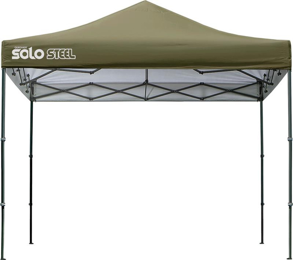 Quick Shade Solo Steel 100 10 x 10 ft. Straight Leg Canopy - Olive