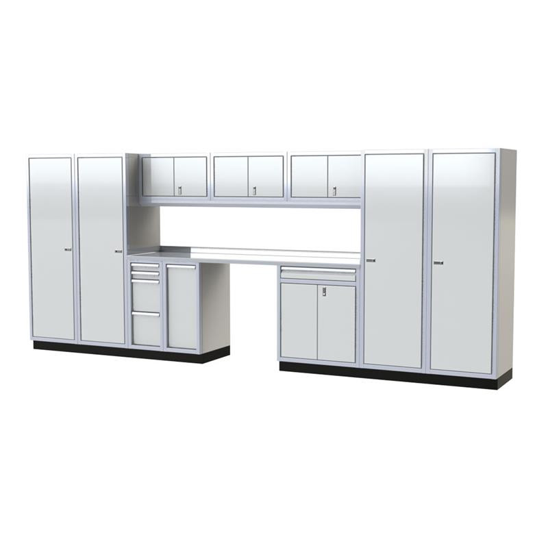 havefun garage ML MULTI STAND オプション Moduline PRO II Series Garage Cabinet Combination 16 Foot Wide