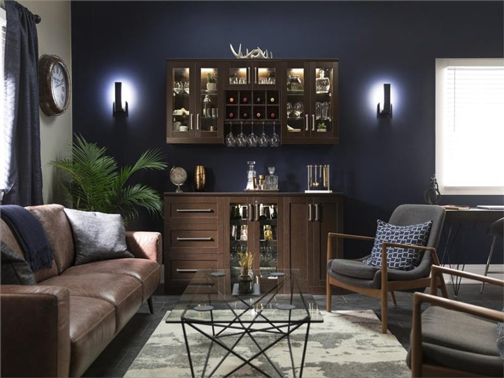 NewAge Home Bar Espresso 5-Piece Cabinet Set -21"