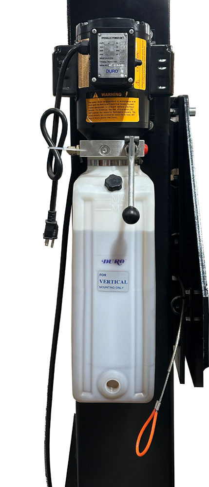 Tuxedo SP-6K-SS 6,000 lb Single Post Storage Lift Tuxedo SP-6K-SS 6,000 lb Single Post Storage Lift