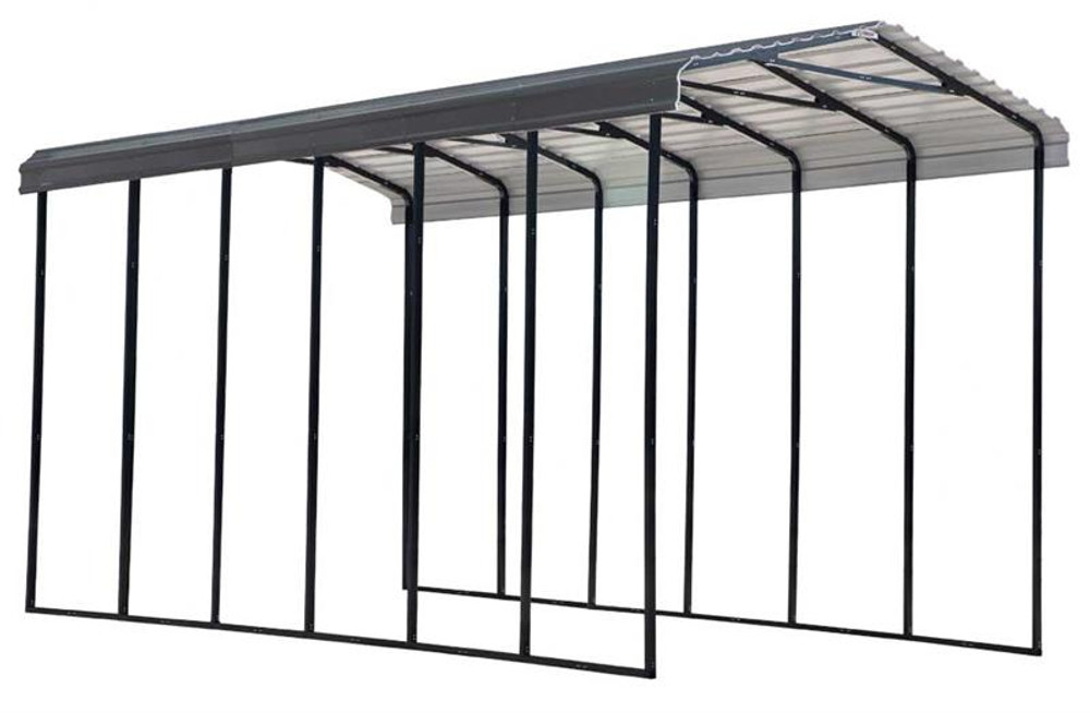 Arrow RV Carport, 14 x 29 x 14 - Charcoal