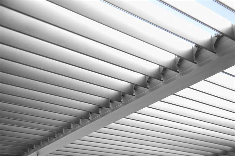 Paragon Outdoor Novara 12x20 Pergola with Louvered Canopy - White