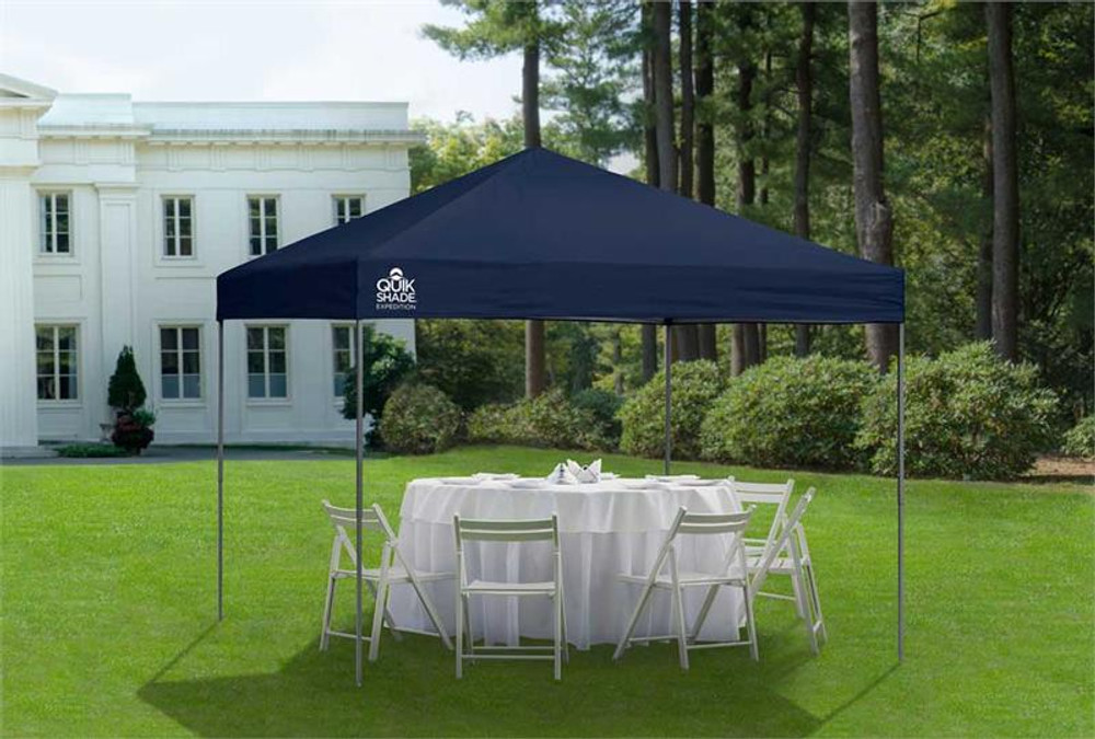 Quick Shade Expedition EX100 10 x 10 ft. Straight Leg Canopy - Midnight Blue