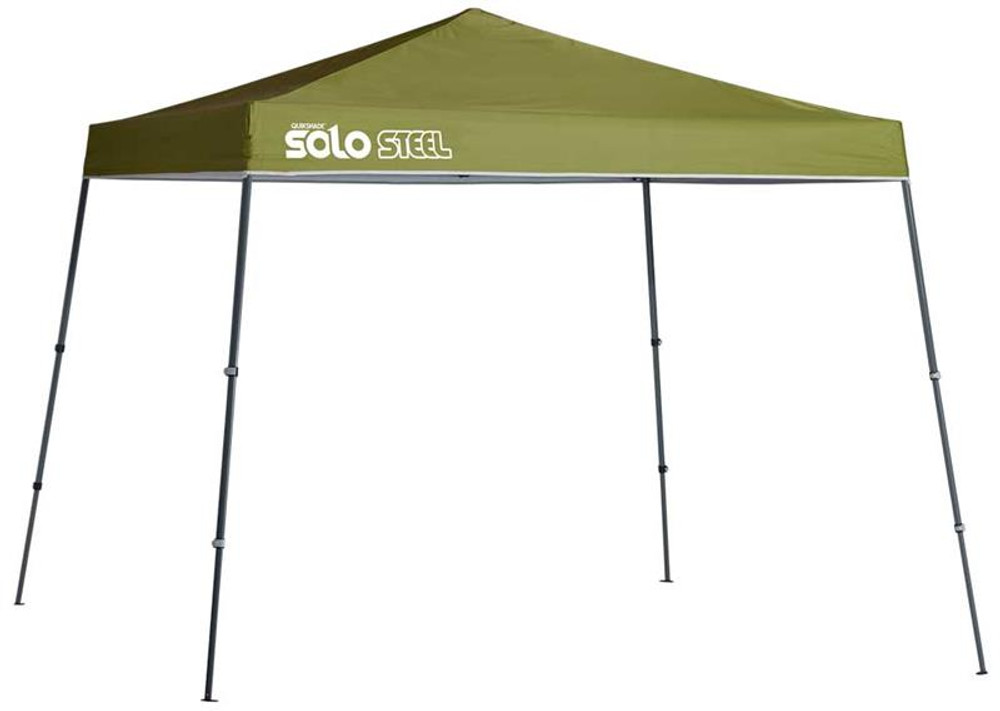 Quick Shade Solo Steel 72 11 x 11 ft. Slant Leg Canopy - Olive