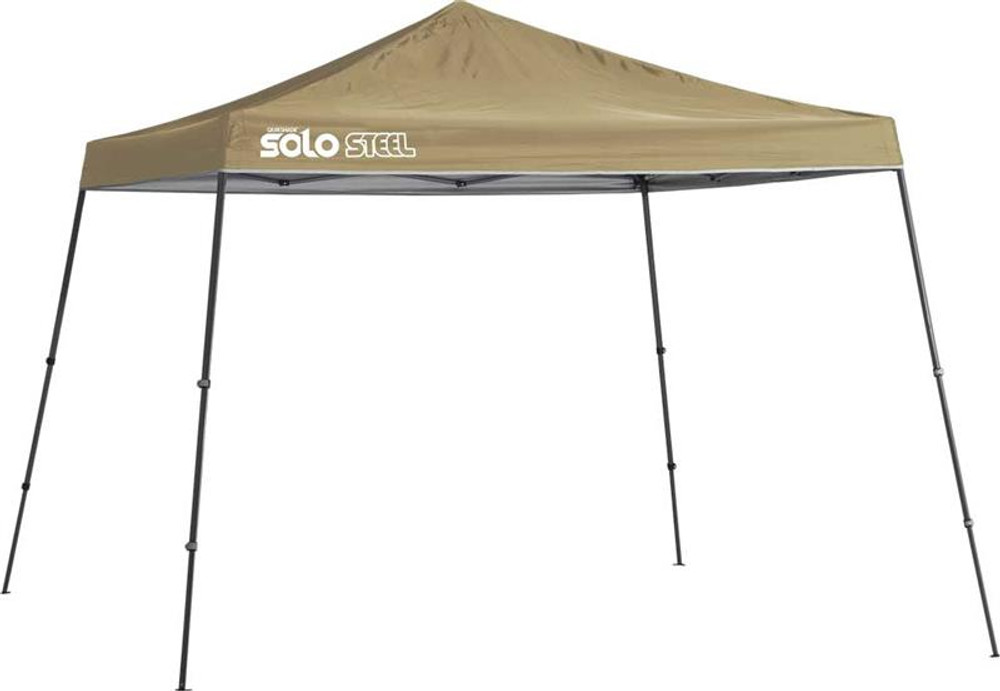 Quik Shade Solo Steel 90 11 x 11 ft. Slant Leg Canopy - Khaki