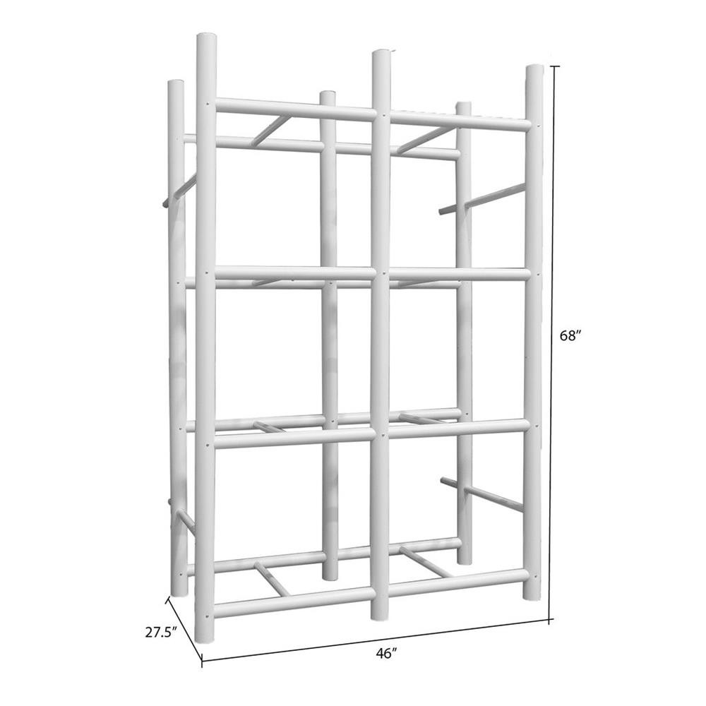 Bin Warehouse Heavy-Duty 12 tote Rack