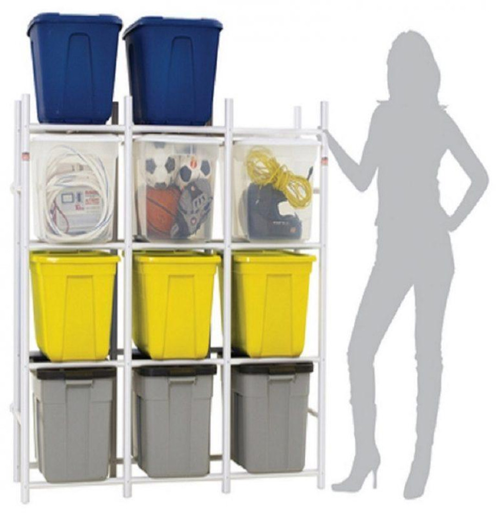 Bin Warehouse Heavy-Duty 12 Tote Rack