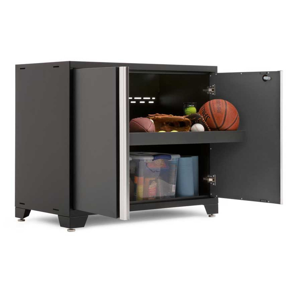 NewAge Pro Series 3.0 Grey 42" 2-Door Base Cabinet NewAge Pro Series 3.0 Grey 42" 2-Door Base Cabinet