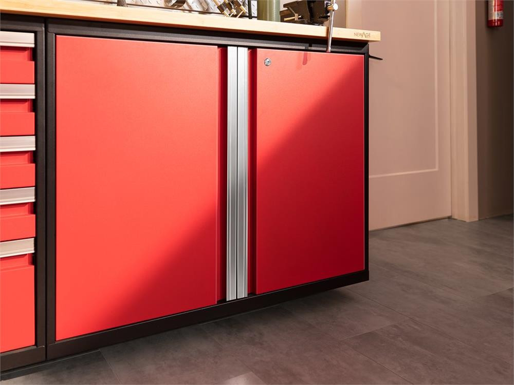 NewAge Pro Series 3.0 Red 42" 2-Door Base Cabinet