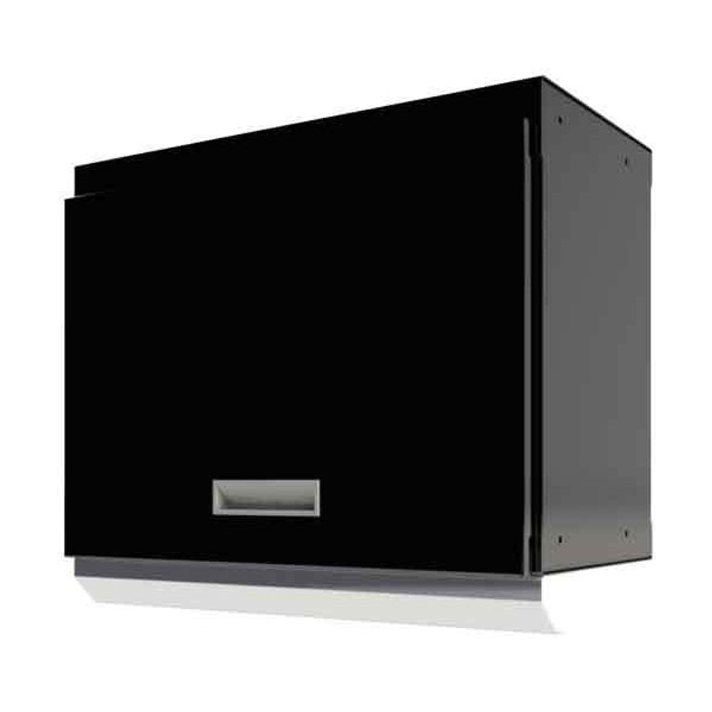 Moduline Select Series 24 W Aluminum Overhead Cabinet With Light Shield Black