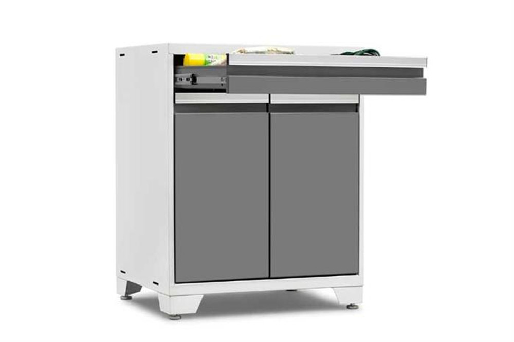 NewAge Pro Series 3.0 White w/Platinum Door Multi-Functional Cabinet