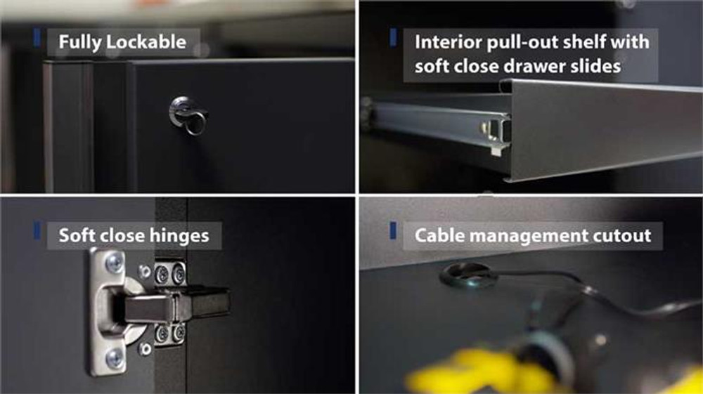 NewAge Pro Series 3.0 Grey 2-Door Base Cabinet