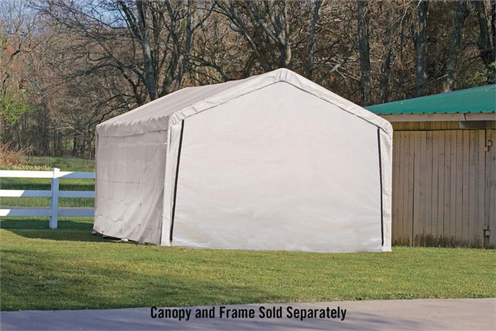 ShelterLogic Canopy Enclosure Kit for the SuperMax 12ft. x 26ft. - White