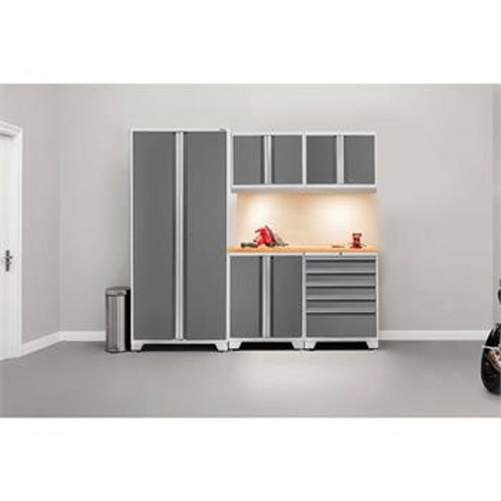 NewAge Pro Series 3.0 White 6 PC Set w/Bamboo Top & LED Lights