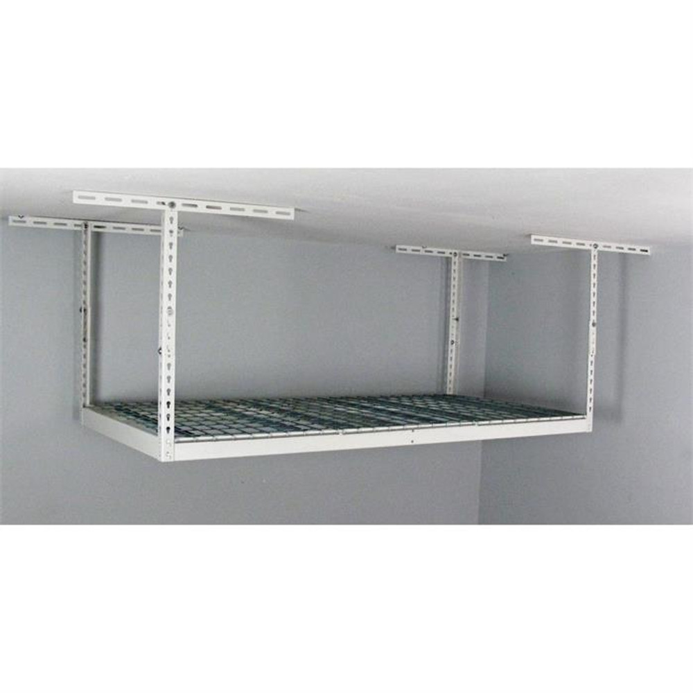 MonsterRax 3' x 6' Overhead Storage Rack 18" - 33" Drop - White