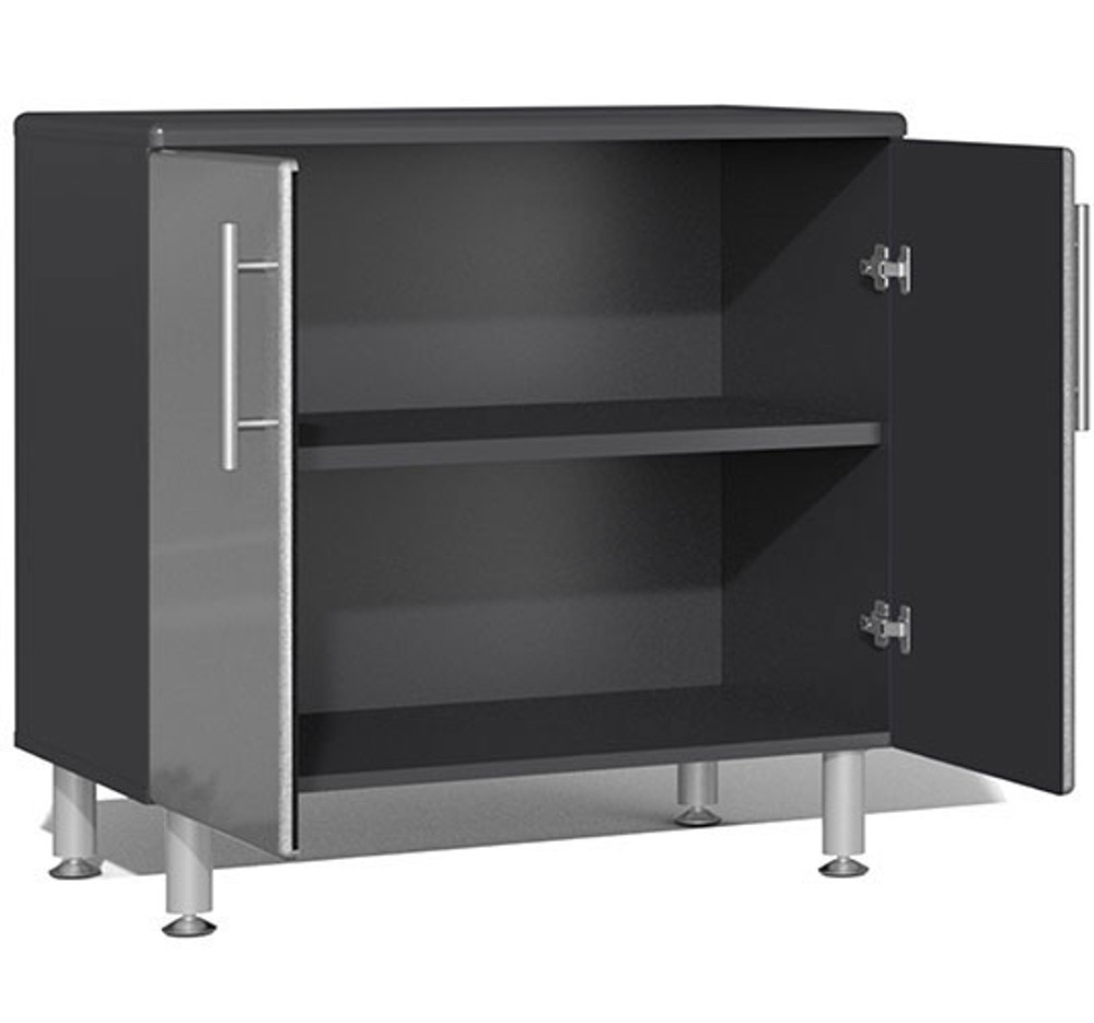 Ulti-MATE Garage 2.0 Series Silver Metallic 5-Piece Workstation Kit with Bamboo Worktop Ulti-MATE Garage 2.0 Series Silver Metallic 5-Piece Workstation Kit with Bamboo Worktop