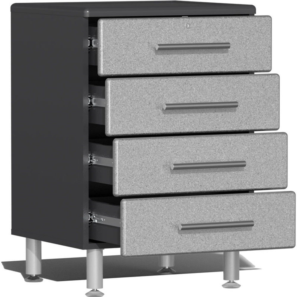 Ulti-MATE Garage 2.0 Series Silver Metallic 19-Piece Super-Set with Bamboo Worktop Ulti-MATE Garage 2.0 Series Silver Metallic 19-Piece Super-Set with Bamboo Worktop