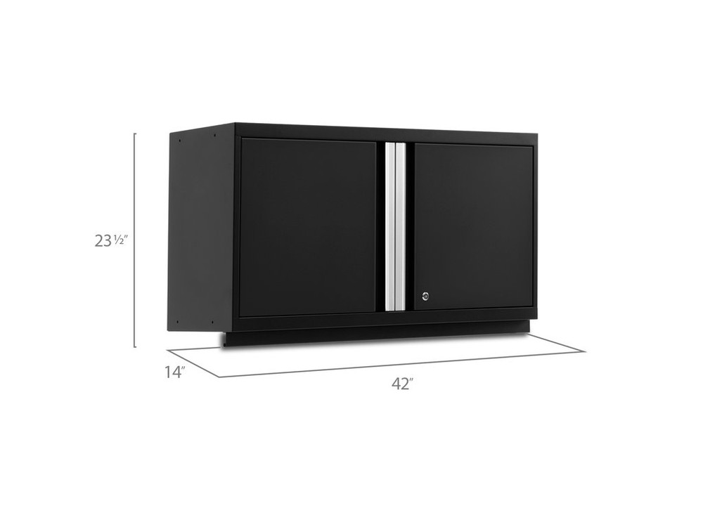 NewAge Pro Series 3.0 Black 42" Wall Cabinet