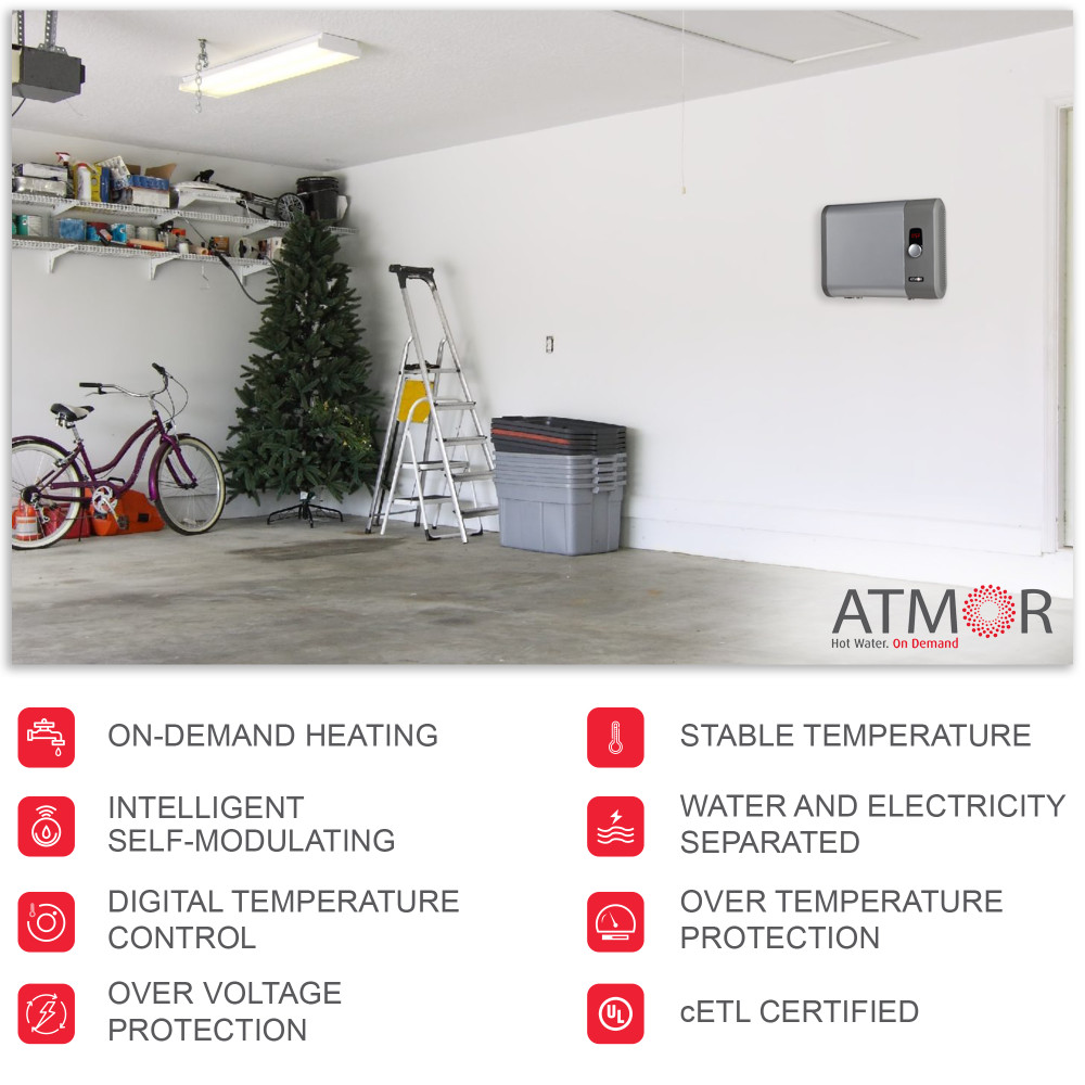 Atmor 29kW 5.4 GPM Electric Tankless Water Heater Atmor 29kW 5.4 GPM Electric Tankless Water Heater