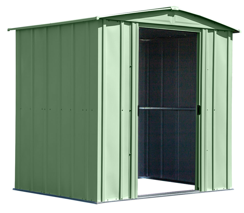 Arrow Classic Steel Storage Shed 6x5 - Sage Green