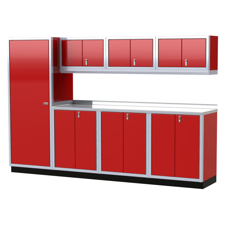 Moduline PRO II Series Garage Cabinet Combination 10 Foot Wide