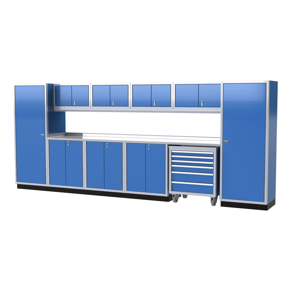 Moduline PRO II Series Garage Cabinet Combination 16 Foot Wide